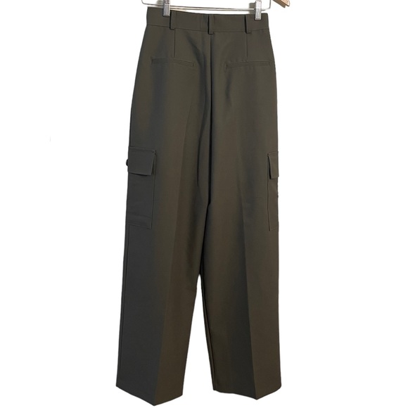 FRANKIE SHOP Maesa Cargo Trouser Pants Olive XS - Picture 12 of 14
